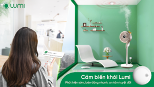Cảm biến khói thông minh Lumi