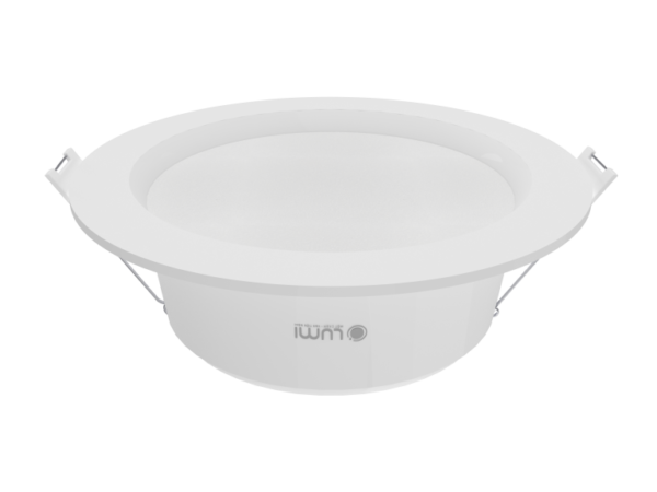 Đèn LED Downlight 12W 4000k, 110 độ, chóa trắng - Hình ảnh 3