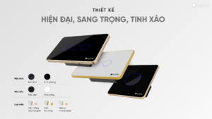 công tắc cảm ứng kính phẳng